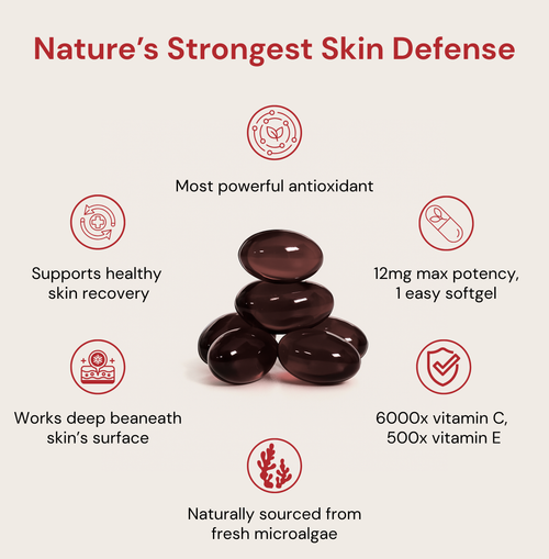 Astaxanthin Tanning Softgels